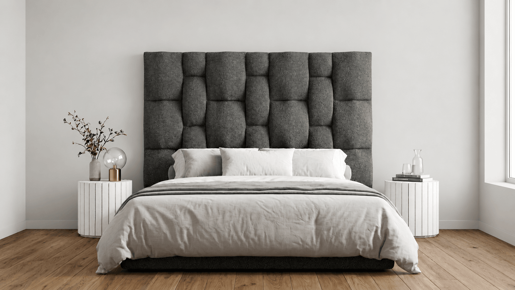 The Puffed Block Bedroom Headboard